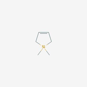 molecular formula C6H12Si B095369 1,1-Dimethyl-1-silacyclo-3-pentene CAS No. 16054-12-9