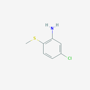 molecular formula C7H8ClNS B095375 5-氯-2-(甲硫基)苯胺 CAS No. 16423-54-4