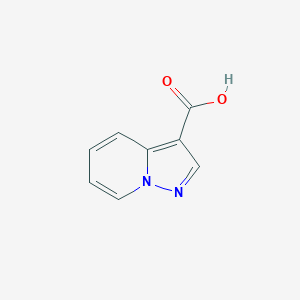 molecular formula C8H6N2O2 B095381 Pyrazolo[1,5-a]pyridine-3-carboxylic acid CAS No. 16205-46-2
