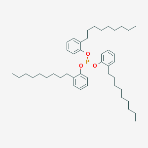 molecular formula C45H69O3P<br>(CH3(CH2)8C6H4O)3P<br>C45H69O3P B095390 Tris(nonylphenyl) phosphite CAS No. 16784-72-8