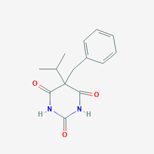 molecular formula C14H16N2O3 B095393 Barbituric acid, 5-benzyl-5-isopropyl- CAS No. 17013-33-1