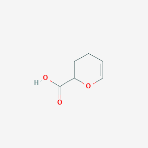 molecular formula C6H7NaO3 B095394 3,4-二氢-2H-吡喃-2-羧酸钠 CAS No. 16698-52-5