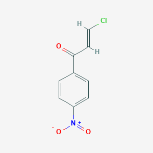molecular formula C9H6ClNO3 B095395 trans-3-Chloro-4'-nitroacrylophenone CAS No. 15787-87-8