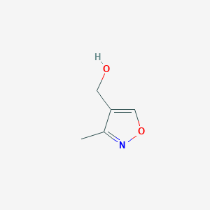 molecular formula C5H7NO2 B009540 (3-Methyl-1,2-oxazol-4-yl)methanol CAS No. 100367-83-7