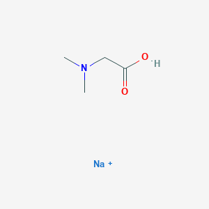 molecular formula C4H9NNaO2+ B095402 Sodium 2-(dimethylamino)acetate CAS No. 18319-88-5