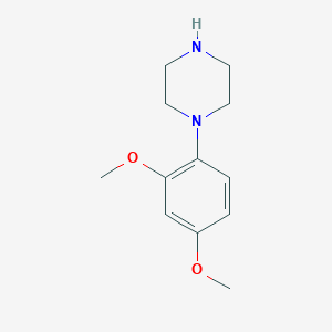molecular formula C12H18N2O2 B095406 1-(2,4-Dimethoxyphenyl)piperazine CAS No. 16015-75-1