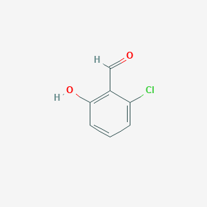 molecular formula C7H5ClO2 B095410 2-Chloro-6-hydroxybenzaldehyde CAS No. 18362-30-6