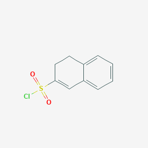 molecular formula C10H9ClO2S B095415 3,4-二氢萘-2-磺酰氯 CAS No. 17070-56-3
