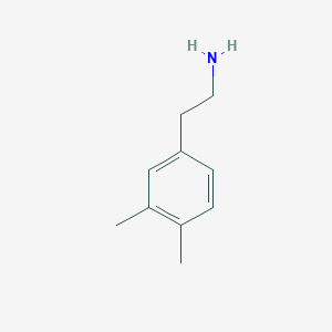 molecular formula C10H15N B095429 3,4-二甲基苯乙胺 CAS No. 17283-14-6