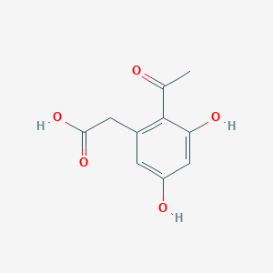 molecular formula C10H10O5 B095431 2-(2-乙酰基-3,5-二羟基苯基)乙酸 CAS No. 19053-94-2