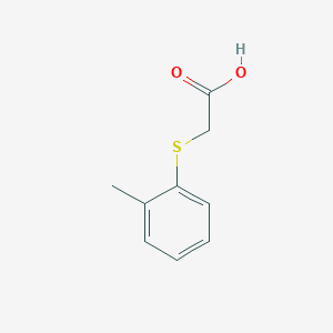 molecular formula C9H10O2S B095447 邻甲苯硫基乙酸 CAS No. 18619-15-3