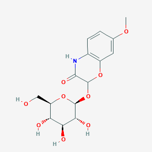 molecular formula C15H19NO9 B095448 HMBOA D-葡萄糖苷 CAS No. 17622-26-3