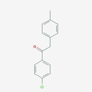 molecular formula C15H13ClO B095458 1-(4-氯苯基)-2-(4-甲基苯基)乙酮 CAS No. 15221-84-8