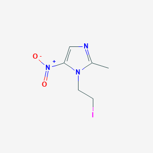 molecular formula C6H8IN3O2 B095459 1-(2-碘乙基)-2-甲基-5-硝基咪唑 CAS No. 16156-90-4