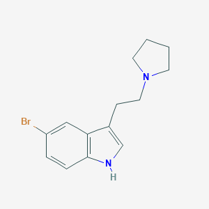 molecular formula C14H17BrN2 B095477 5-溴-3-(2-(吡咯烷-1-基)乙基)-1H-吲哚 CAS No. 17274-68-9