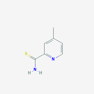 molecular formula C7H8N2S B095479 4-Methylpyridine-2-carbothioamide CAS No. 16225-37-9