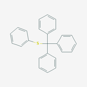 molecular formula C25H20S B095498 Benzene, 1,1',1''-[(phenylthio)methylidyne]tris- CAS No. 16928-73-7