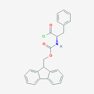 molecular formula C24H20ClNO3 B009554 Fmoc-L-苯丙氨酰氯 CAS No. 103321-57-9
