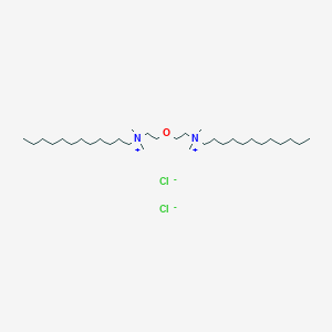 B095555 1-Dodecanaminium, N,N'-(oxydi-2,1-ethanediyl)bis(N,N-dimethyl-, dichloride CAS No. 19037-74-2