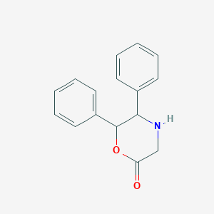 molecular formula C16H15NO2 B095585 5,6-二苯基吗啉-2-酮 CAS No. 19180-79-1