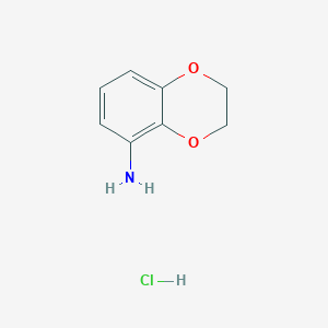 molecular formula C8H10ClNO2 B095586 2,3-二氢-1,4-苯并二氧杂环-5-胺盐酸盐 CAS No. 16081-46-2