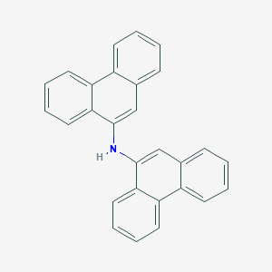 molecular formula C28H19N B095600 DI(Phenanthrene-9-YL)amine CAS No. 16269-40-2