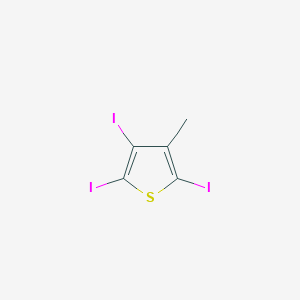 B095629 2,3,5-Triiodo-4-methylthiophene CAS No. 16488-62-3