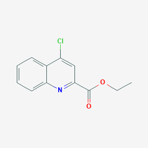 molecular formula C12H10ClNO2 B095641 Ethyl 4-chloroquinoline-2-carboxylate CAS No. 18436-69-6