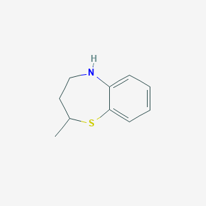 B095643 2-Methyl-2,3,4,5-tetrahydro-1,5-benzothiazepine CAS No. 19197-44-5