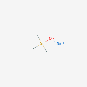 molecular formula C3H9NaOSi B095665 三甲基硅酸钠 CAS No. 18027-10-6