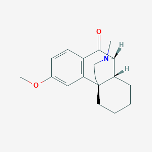 molecular formula C18H23NO2 B095681 (-)-3-Methoxy-17-methyl-10-oxomorphinan CAS No. 18050-88-9