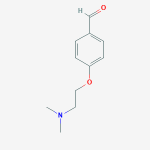 molecular formula C11H15NO2 B095701 4-[2-(二甲氨基)乙氧基]苯甲醛 CAS No. 15182-92-0