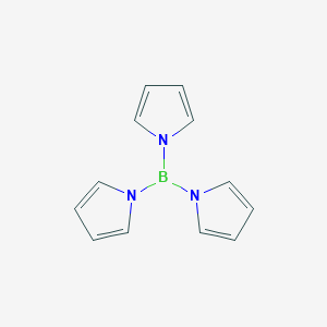 molecular formula C12H12BN3 B095718 Borane, tripyrrol-1-yl- CAS No. 18899-90-6