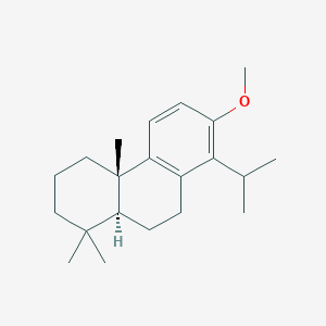 molecular formula C21H32O B095720 14-Isopropyl-13-methoxypodocarpa-8,11,13-triene CAS No. 15340-83-7
