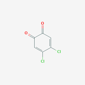 molecular formula C6H2Cl2O2 B095723 4,5-Dichlorocyclohexa-3,5-diene-1,2-dione CAS No. 18268-81-0