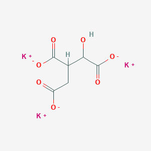molecular formula C6H5K3O7 B095725 Tripotassium;1-hydroxypropane-1,2,3-tricarboxylate CAS No. 17001-82-0