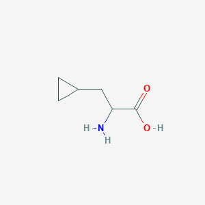 molecular formula C6H11NO2 B095731 2-氨基-3-环丙基丙酸 CAS No. 15785-52-1