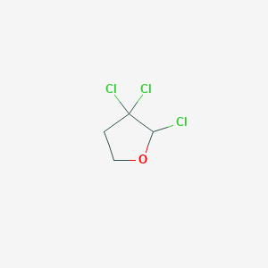 molecular formula C4H5Cl3O B095735 2,3,3-Trichlorotetrahydrofuran CAS No. 17557-41-4