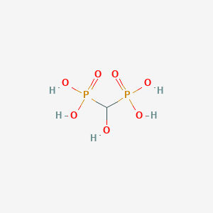 molecular formula CH6O7P2 B095739 Oxidronic acid CAS No. 15468-10-7