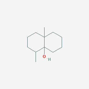 molecular formula C12H22O B095753 Octahydro-4,8a-dimethyl-4a(2H)-naphthol CAS No. 16452-32-7