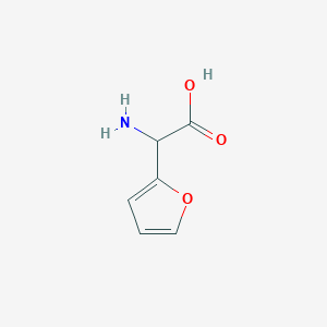 molecular formula C6H7NO3 B095768 Amino-furan-2-yl-acetic acid CAS No. 17119-54-9