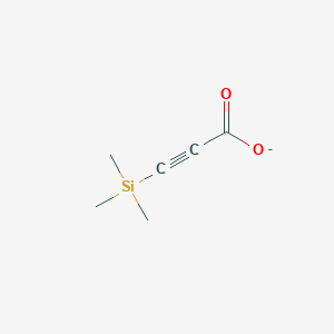 molecular formula C6H10O2Si B095769 3-(Trimethylsilyl)prop-2-ynoate CAS No. 19232-22-5