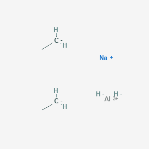 molecular formula C4H12AlNa B095791 Sodium aluminum diethyldihydride CAS No. 17836-88-3