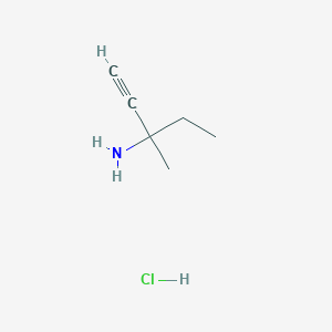 B009581 3-Methylpent-1-yn-3-amine hydrochloride CAS No. 108575-32-2