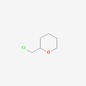 molecular formula C6H11ClO B095811 2-(Chloromethyl)tetrahydro-2H-pyran CAS No. 18420-41-2