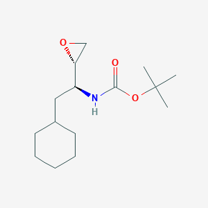 B009582 tert-Butyl ((S)-2-cyclohexyl-1-((S)-oxiran-2-yl)ethyl)carbamate CAS No. 107202-62-0