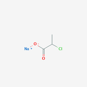 molecular formula C3H4ClNaO2 B095827 2-氯丙酸钠 CAS No. 16987-02-3