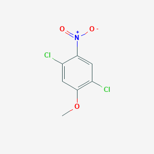 molecular formula C7H5Cl2NO3 B095861 1,4-二氯-2-甲氧基-5-硝基苯 CAS No. 17801-99-9