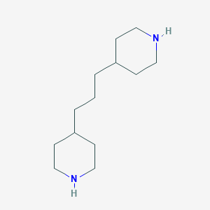 molecular formula C13H26N2 B095866 1,3-Bis(4-piperidyl)propane CAS No. 16898-52-5