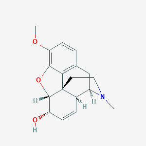 molecular formula C18H21NO3 B095872 trans-Codeine CAS No. 16206-70-5
